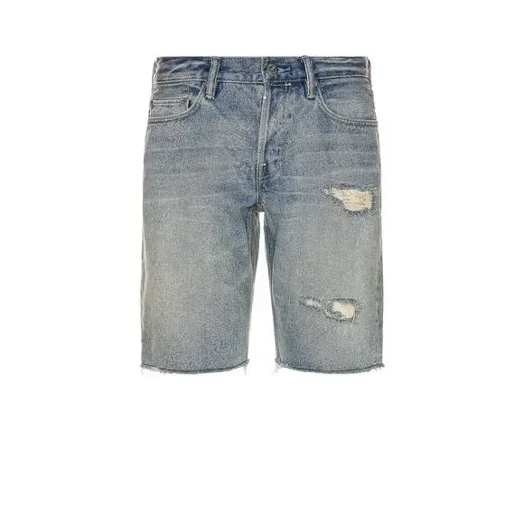 AllSaints Switch Ripped Damaged Cutoff Denim Shorts Size 30